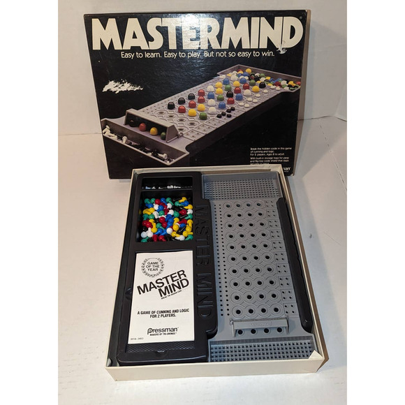 Vintage 1981 Mastermind Game Pressman Complete Made in USA Like New Must See - Picture 1 of 7